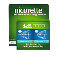 NICORETTE freshmint 2 mg Lutschtabletten gepresst - 160Stk - Raucherentwöhnung