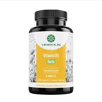 VIRISOLIS Vitamin D3 forte 2.000 I.E. Kapseln - 180Stk - Nerven, Muskeln & Gelenke