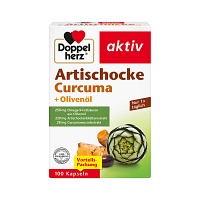 DOPPELHERZ Artischocke Curcuma+Olivenöl Kapseln - 100Stk - Magen & Verdauung