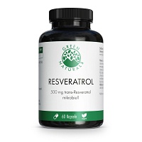 GREEN NATURALS Trans-Resveratrol 500 mg vegan Kps.