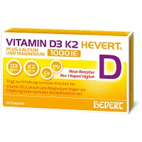 VITAMIN D3 K2 Hevert+Calcium u.Magnes.1000 IE Kps. - 60Stk