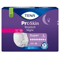 TENA STRETCH Night super Inkontinenz-Schutzhose L - 2X30Stk