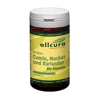 CUMIN Muskat und Koriander Bio Kapseln - 90Stk