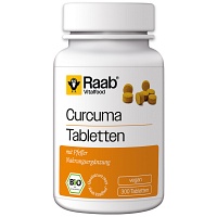RAAB Vitalfood Curcuma Bio Tabletten - 300Stk