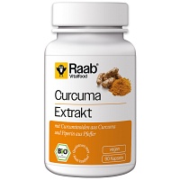 RAAB Vitalfood Curcuma Extrakt Bio Kapseln - 90Stk