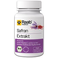 RAAB Vitalfood Safran Extrakt Bio Kapseln - 60Stk
