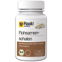 RAAB Vitalfood Flohsamenschalen Bio Kapseln - 100Stk