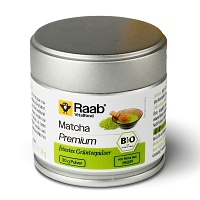 RAAB Vitalfood Matcha Grüntee Premium Pulver - 30g