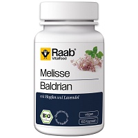 RAAB Vitalfood Melisse Baldrian Kapseln - 60Stk