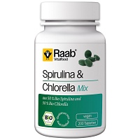 RAAB Vitalfood Spirulina+Chlorella Bio Tabletten - 200Stk