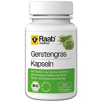 RAAB Vitalfood Gerstengras Bio Kapseln - 90Stk