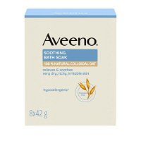AVEENO Beruhigender Badezusatz - 8X42g - Dermatologische Hautpflege
