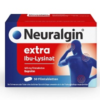 NEURALGIN extra Ibu-Lysinat Filmtabletten - 50Stk - Vegan