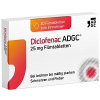 DICLOFENAC ADGC 25 mg Filmtabletten - 20Stk