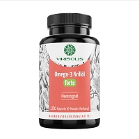 VIRISOLIS Omega-3 Krillöl forte DHA+EPA+Cholin Kps - 180Stk - Stärkung für das Gedächtnis