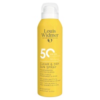 Louis Widmer Clear & Dry Sun Spray 50 unparfümiert