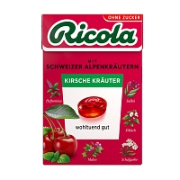 RICOLA o.Z.Box Kirsche Kräuter Bonbons - 50g