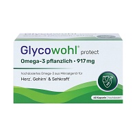 GLYCOWOHL Omega-3 Kapseln 917 mg vegan+DHA+EPA - 60Stk