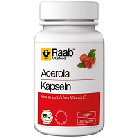 RAAB Vitalfood Acerola Kapseln Bio - 80Stk