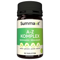 SUMMAVIT A-Z Komplex Multivit.+Mineralstoffe Tabl. - 90Stk