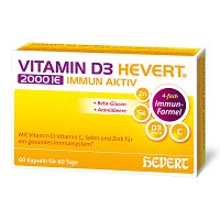 VITAMIN D3 HEVERT 2000 I.E. Immun Aktiv Kapseln - 60Stk