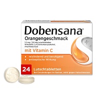 Dobensana Orangengeschmack Lutschtabletten mit Vitamin C