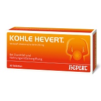 KOHLE Hevert Tabletten - 30Stk - Durchfall