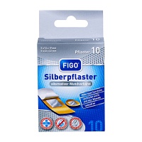 FIGO Silberpflaster 2 Größen - 10Stk