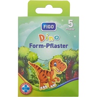 FIGO Kinderpflaster in Dino-Form