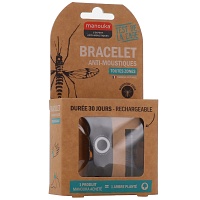 MÜCKENSCHUTZ Armband Erwachsene schwarz MANOUKA - 1Packungen