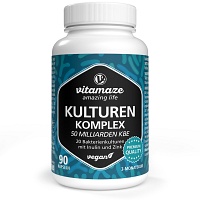 KULTUREN Komplex 20 Darmbakter.50 Mrd KBE veg.Kps. - 90Stk - Stärkung Immunsystem