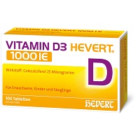 VITAMIN D3 HEVERT 1000 I.E. Tabletten