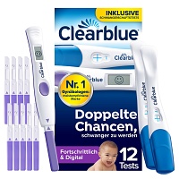 CLEARBLUE Ovulation u.Schwangerschaftstest Kombip. - 12Stk