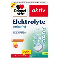 DOPPELHERZ Elektrolyte zuckerfrei Brausetabletten - 6X15Stk