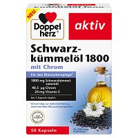 DOPPELHERZ Schwarzkümmelöl 1800 Kapseln - 50Stk - Mineralstoffe & Vitamine