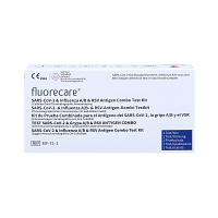 FLUORECARE 4in1Test Covid Antigen Influ.A/B RSV - 1Stk