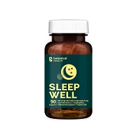 SLEEP WELL Melatonin L-Tryptophan Grüntee+mehr Kps - 90Stk - Unruhe & Schlafstörungen