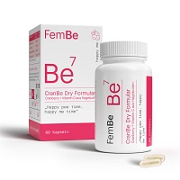 FEMBE Be7 CranBe Dry Formular Kapseln - 60Stk - Blasenentzündung
