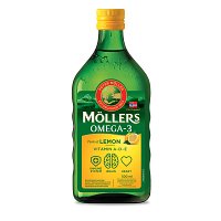 MÖLLER\'S Omega-3 Zitrone Öl - 500ml - Stärkung Immunsystem