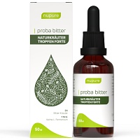 NUPURE proba bitter Naturkräuter Tropfen - 50ml - Entgiften-Entschlacken-Entsäuern
