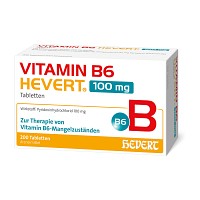 VITAMIN B6 HEVERT 100 mg Tabletten - 200Stk - Vegan