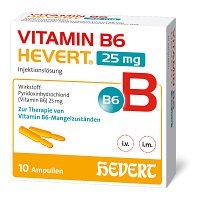 VITAMIN B6 HEVERT 25 mg Injektionslösung Amp.