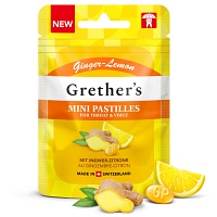 GRETHERS Ginger Lemon zuckerfrei Past.Mini Beutel