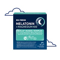 DR.THEISS Melatonin+Magn.400 Schlaf-Komplex Pulver - 15X5g