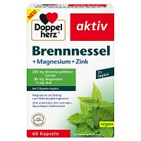 DOPPELHERZ Brennnessel+Magnesium+Zink Kapseln