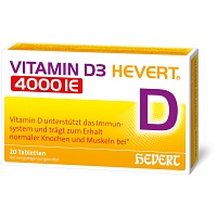 VITAMIN D3 HEVERT 4000 I.E. Tabletten - 20Stk - Calcium & Vitamin D3