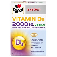 DOPPELHERZ Vitamin D3 2000 I.E. vegan system Tabl. - 60Stk - Immunsystem & Zellschutz