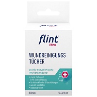 FLINT Med Wundreinigungstücher steril 12,5x18 cm - 20Stk
