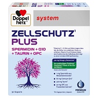 DOPPELHERZ Zellschutz Plus Spermid.+Q10+Taurin+OPC - 90Stk - Immunsystem & Zellschutz