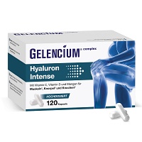 GELENCIUM Hyaluron Intense hochdos.Vitamin C Kaps. - 120Stk - Vegan